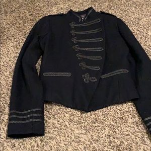 Forever 21 blue military jacket medium